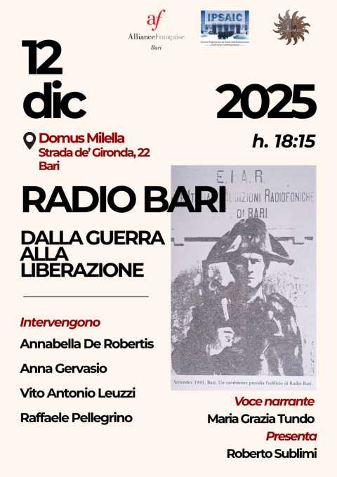 Radio Bari - Dalla guerra alla Liberazione
